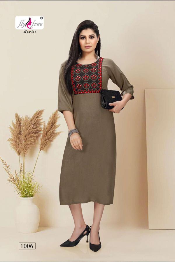 Fly Free Ignite Casual Wear Designer Kurti Collection